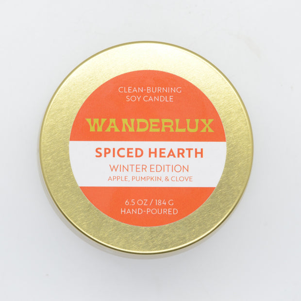 Wanderlux Winter Edition - Spiced Hearth - 6.5 Ounce Soy Candle