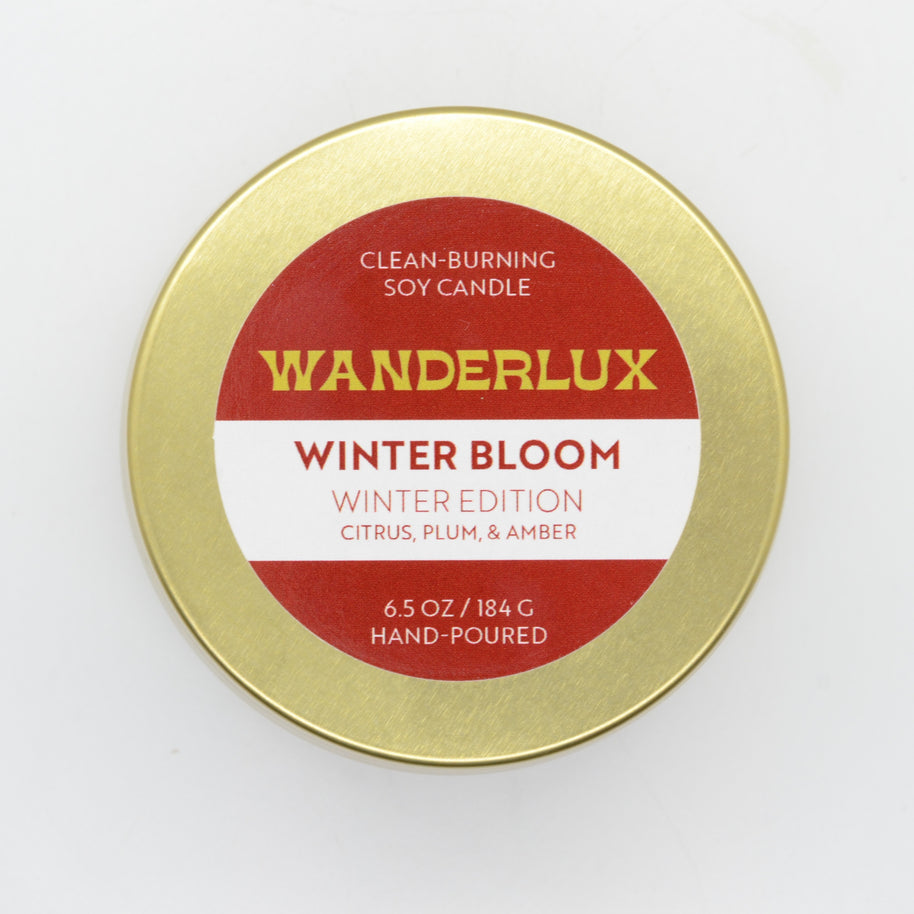 Wanderlux Winter Edition - Winter Bloom - 6.5 Ounce Soy Candle