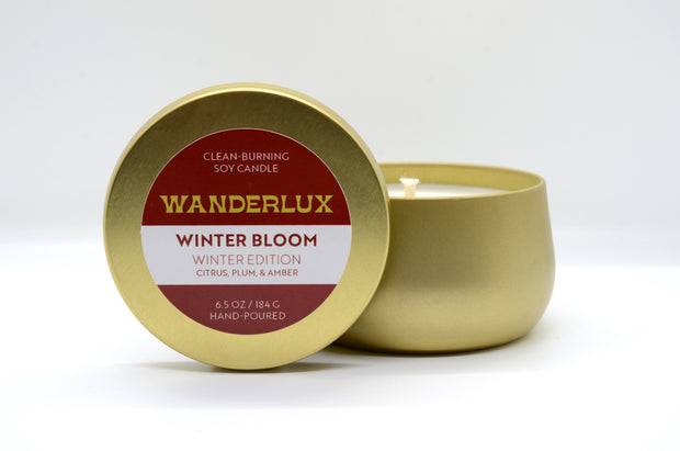 Wanderlux Winter Edition - Winter Bloom - 6.5 Ounce Soy Candle