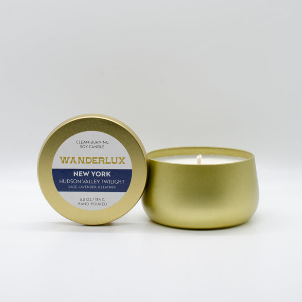 Wanderlux New York Hudson Valley Twilight 6.5 Ounce Soy Candle