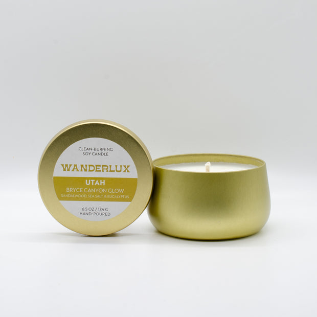 Wanderlux Utah Bryce Canyon Glow 6.5 Ounce Soy Candle